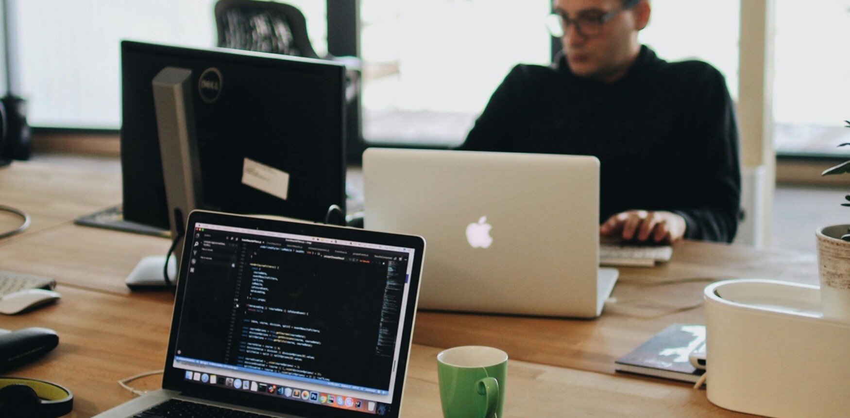 Man working on optimising his IT spend