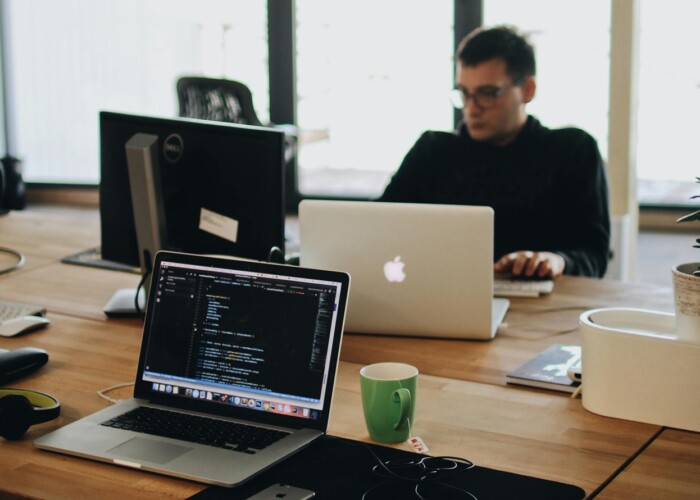 Man working on optimising his IT spend